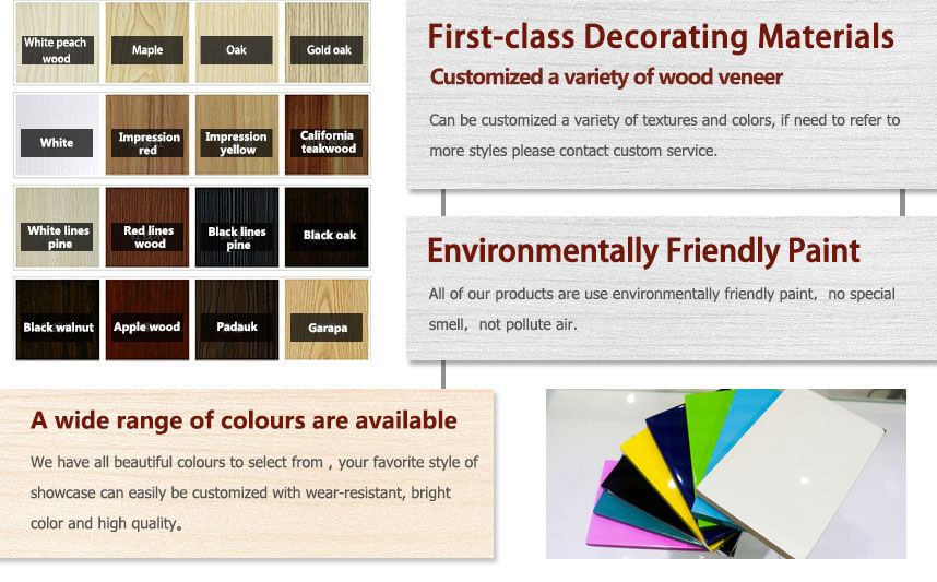 shop display tables wooden veneer material