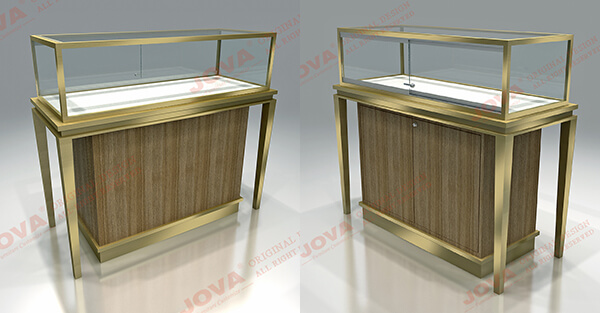 jewellery glass display cabinets