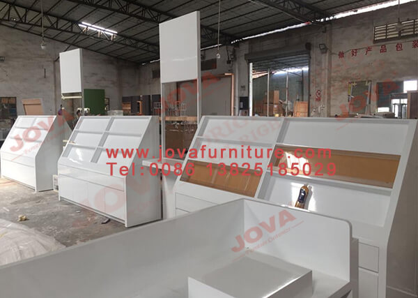 white makeup display stand white makeup display stand