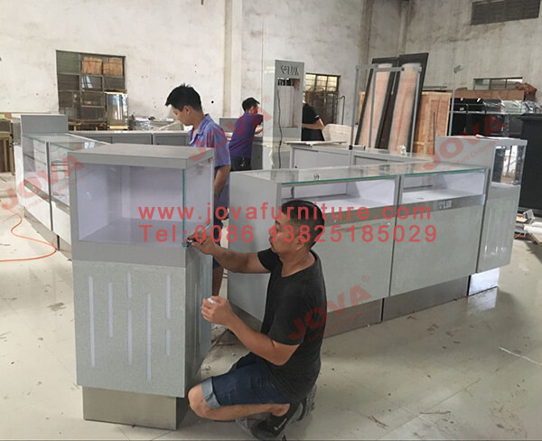 Ecofurnispaces jewelry kiosk manufacturers