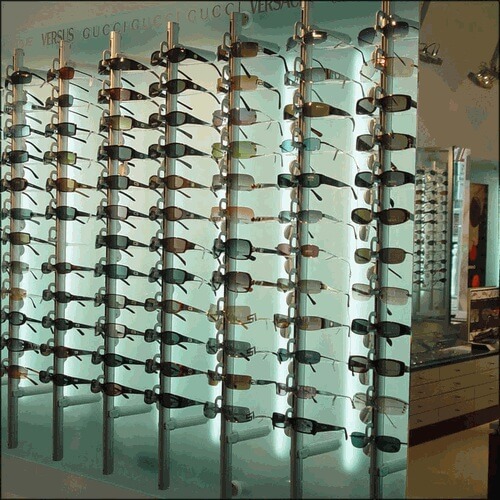 lockable optical wall display lockable optical wall display