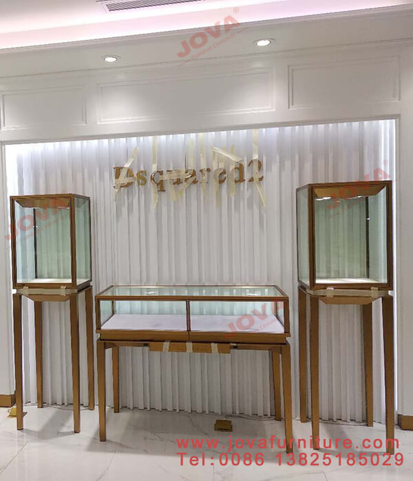 metal jewelry showcases