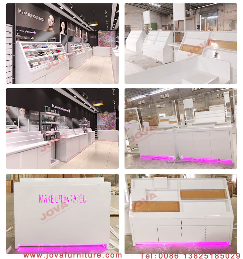 makeup store display manufacturer