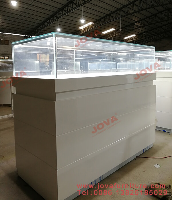 glass jewellery display cabinet