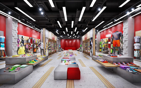 sports store design sports store design