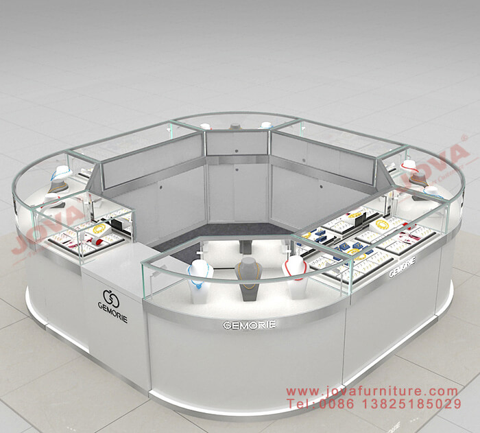 white jewelry kiosk design white jewelry kiosk design