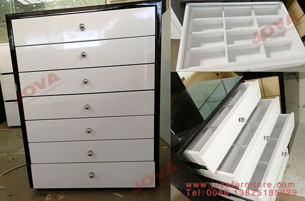 optical storage with frame display trays optical storage with frame display trays
