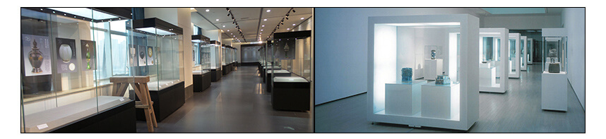 custom museum showcase