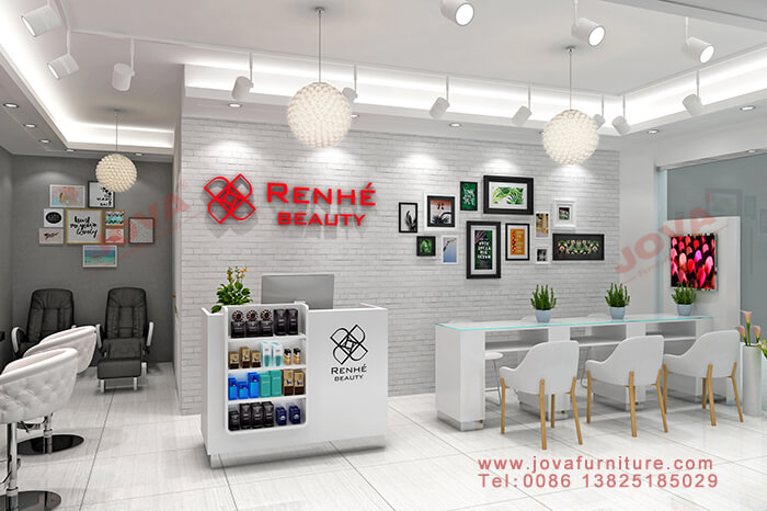 beauty salon displays