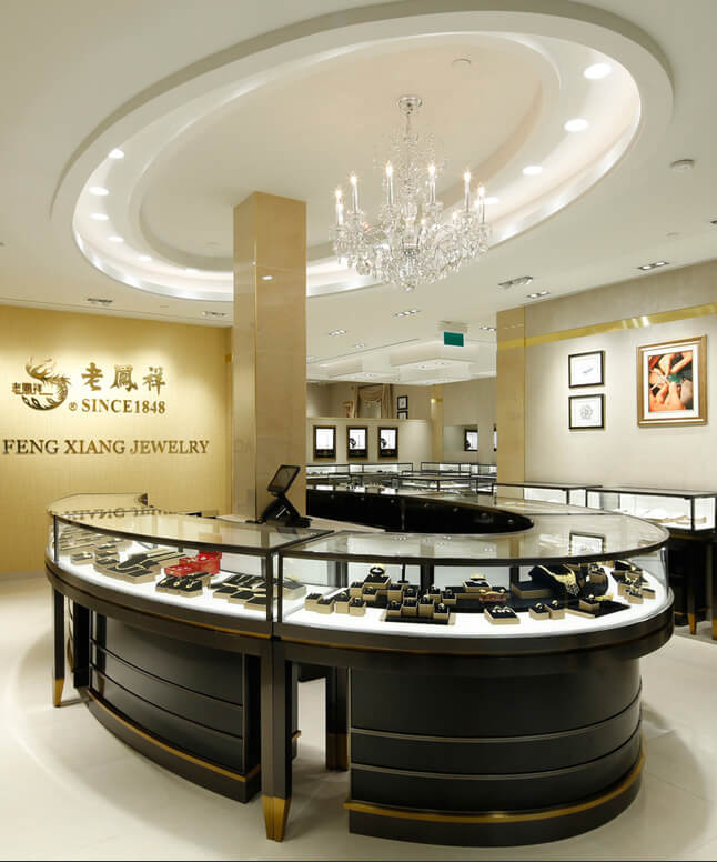 curved jewelry showcases design curved jewelry showcases design