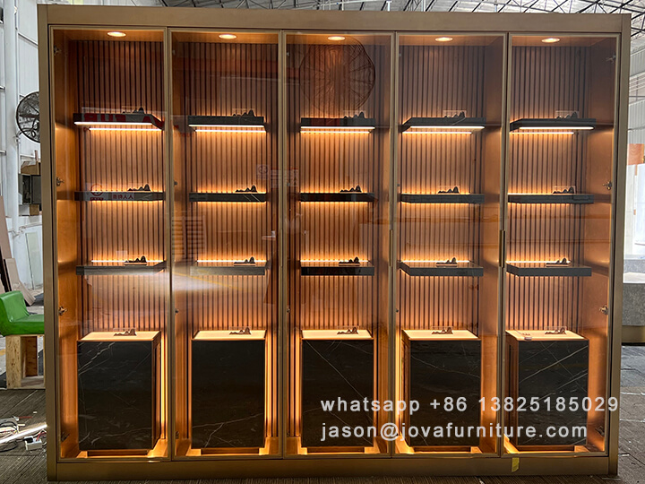 restaurant wine display