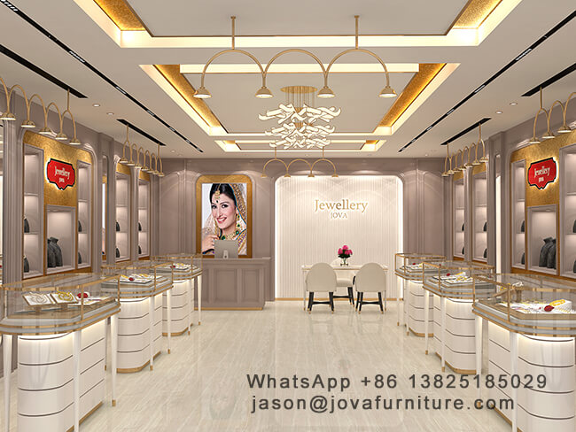 gold shop interior design