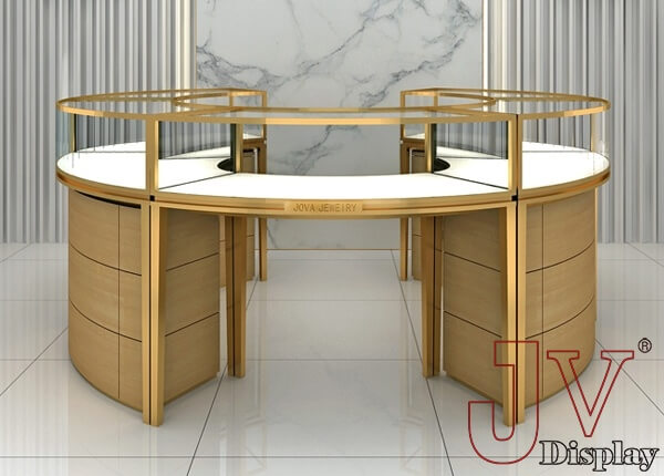 glass jewellery display cabinets