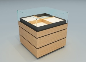 Retail store counters MDF glass boutique