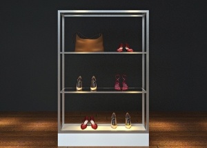 shoe display racks metal store