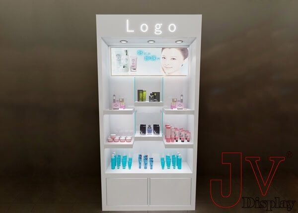 cosmetic display shelves