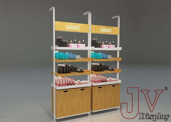 makeup store shelf