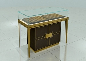 Jewelry store furniture custom made glass top