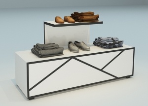 wooden display tables