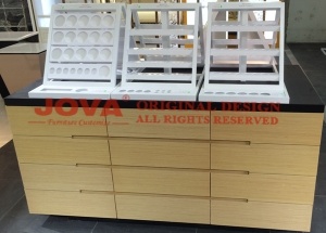 Makeup counters and display stand wooden