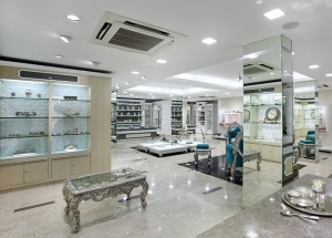Retail jewellery shop interior design in india