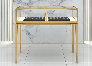 Luxury jewelry showcases & display cases portable
