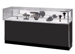 morden jewellery showroom counter designs 6 ft