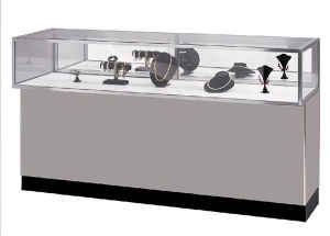morden jewellery shop showcase designs steel frame