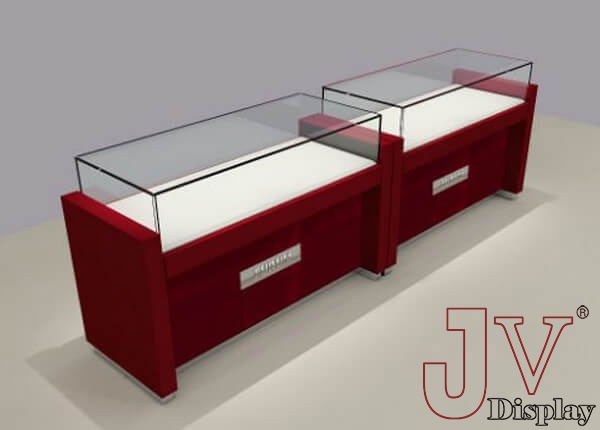 wooden jewellery display cabinet