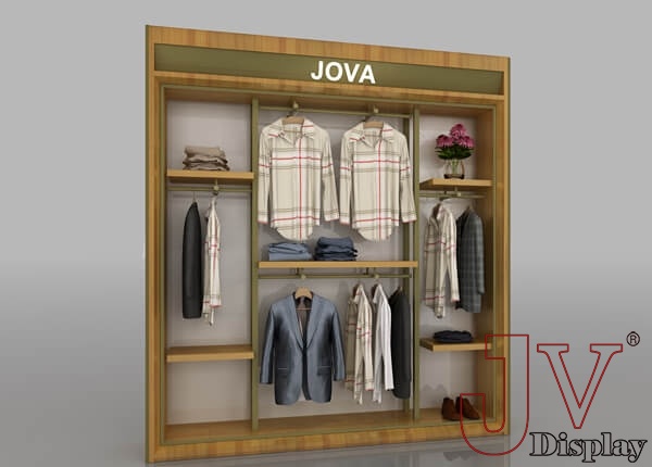 retail clothing wall racks