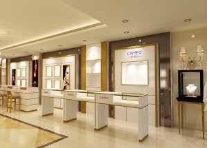 Display furniture design for jewellery shop elegant