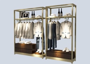 Retail clothing shelves for stores boutique