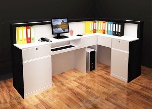 modern l shaped reception desk counter