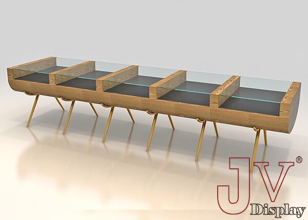 assembled jewelry showcase