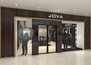 Fashion menswear shop interior design display furniture