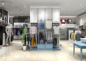 men clothing store design