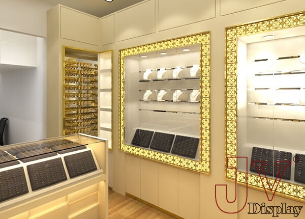 showcase for jewelry store