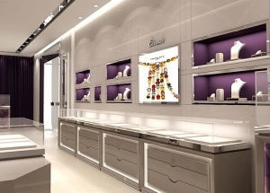 custom made jewelry counter displays for shop
