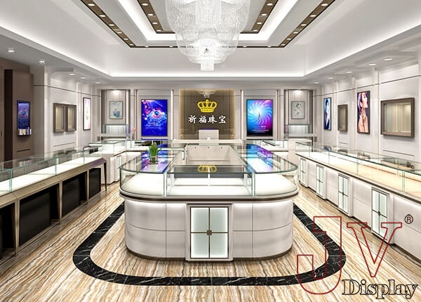 custom jewelry store showcases