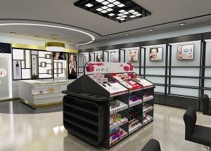 makeup retail display