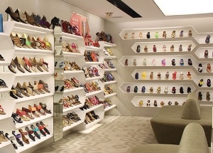 shoes shop decoration design