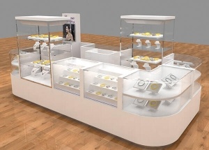 Multilayer jewelry counter design for jewelry kiosk shop