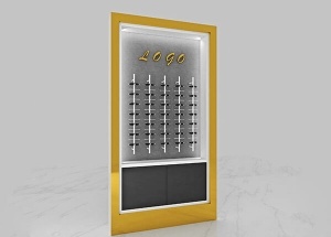 eyewear display rods optical sunglass wall shelf