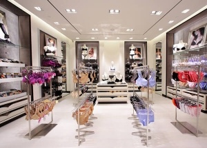 lingerie shop interior underwear store racks