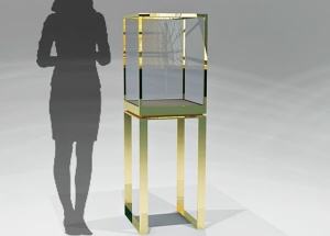 make jewelry showcase