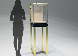 large jewelry display stands jewelry standing showcase