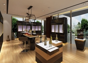 wine display wall