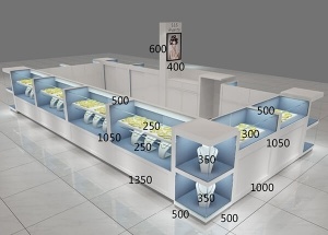 Jewelry kiosk shopping mall kiosk shop