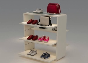 shoe shop display rack