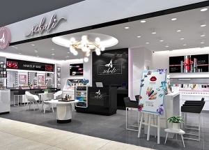 shelves for makeup store